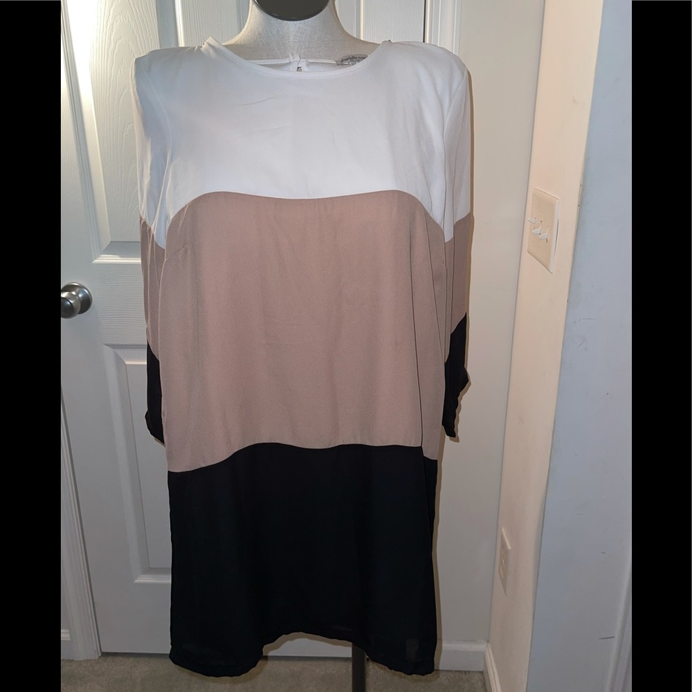 Charlotte Russe Colorblock Shift Dress